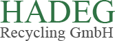 Logo Hadeg Recycling GmbH